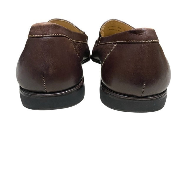 Johnston & Murphy Brown Leather Mens Slip On Loafers in Size 9. - Picture 3 of 9